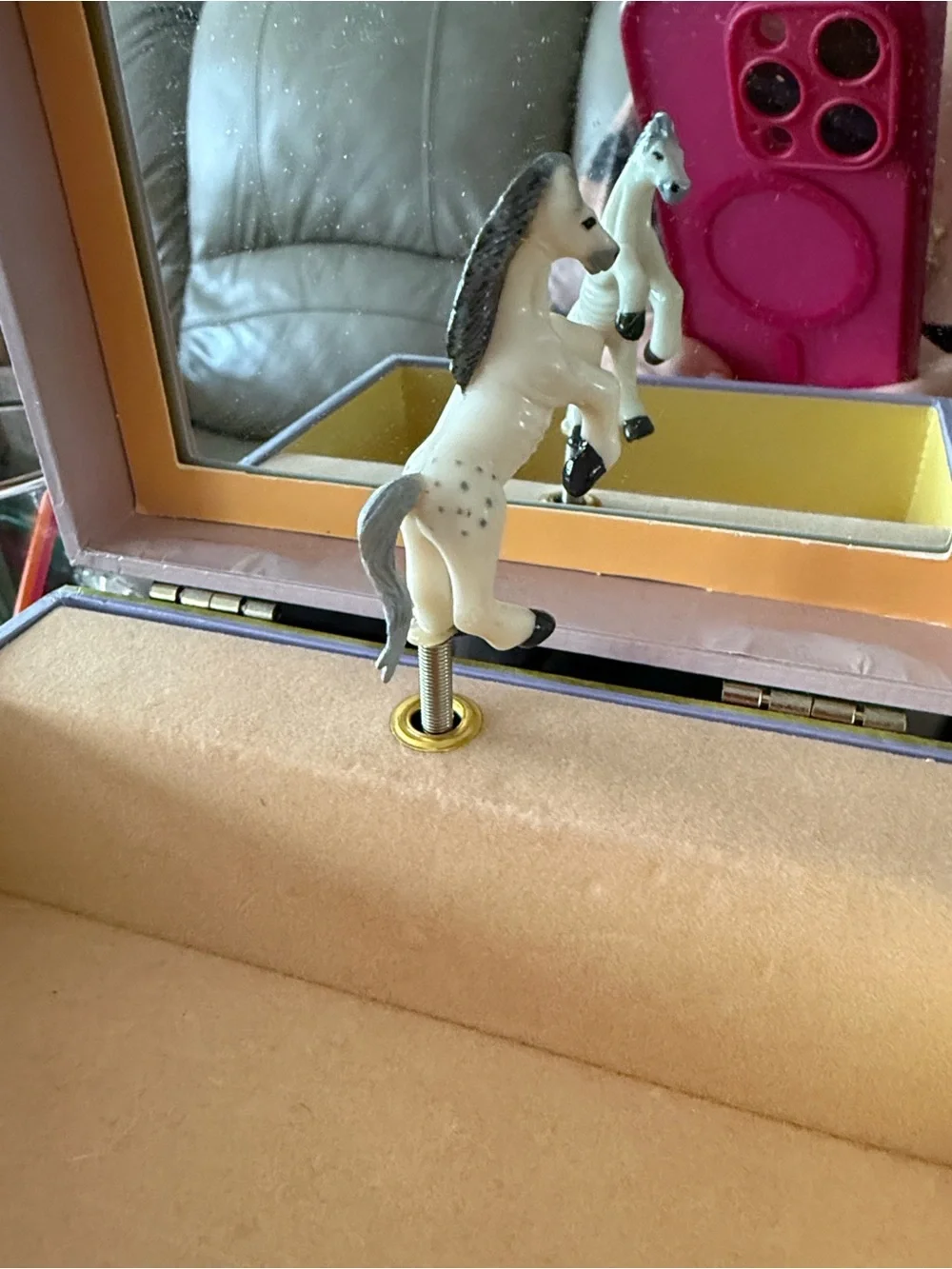 Horse Fairy Musical Jewelry Box horse Spins as music plays